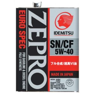 Idemitsu Zepro EURO SPEC 5W-40