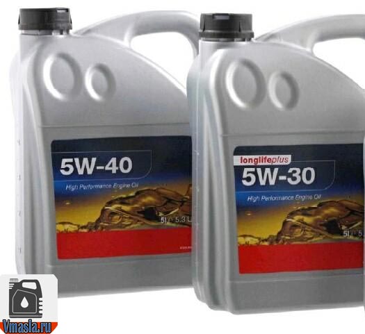 разные 5w-30 и 5w-40