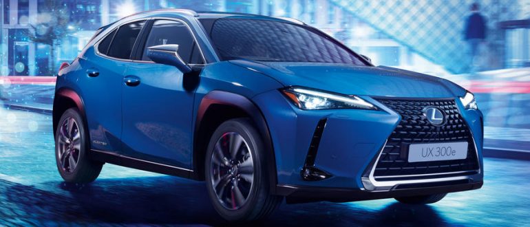 Lexus UX 300e представлен как первый серийный электромобиль EV