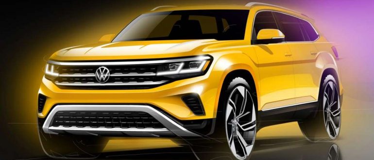 В 2021 VW Atlas примет стиль Atlas Cross Sport