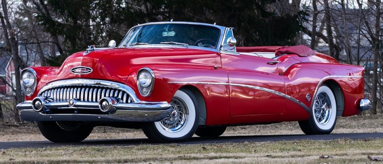 Фотографии автомобиля BUICK SKYLARK CONVERTIBLE COUPE 1953 года.