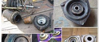 Как проверить опорный подшипник. Что такое опорный подшипник. Разберем переднюю стойку (амортизатор) в автомобиле
