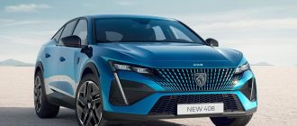 Новый Peugeot 408 2023 года. Обновленный дизайн имощность